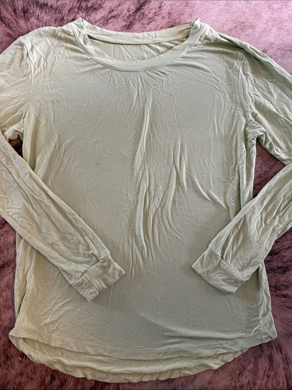 Kyte BABY Lightweight Long Sleeve Tee in Sage